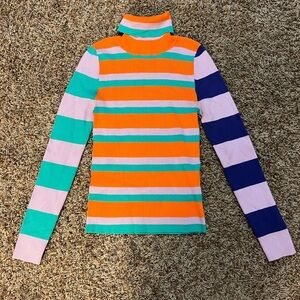 Anthropologie Maeve Multicolor Striped Sweater